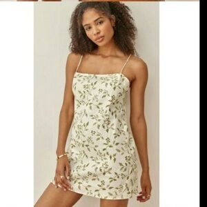 Reformation Cypress Vallarta Linen Mini Dress - XL